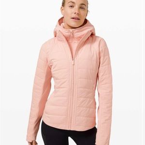 Lululemon another mile jacket pink mist 8 NWT